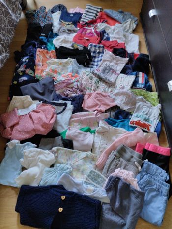 lot vetements mixtes enfants sans taille