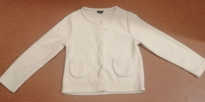 Gilet blanc polaire