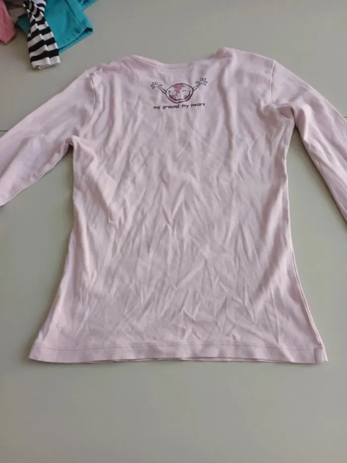 T-shirt manches longues don't touch to my planet 14 ans - photo numéro 6