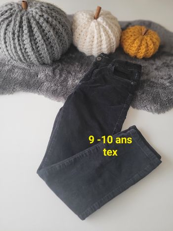 Pantalon velour 9 ans
