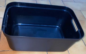 Petit panier rangement noir