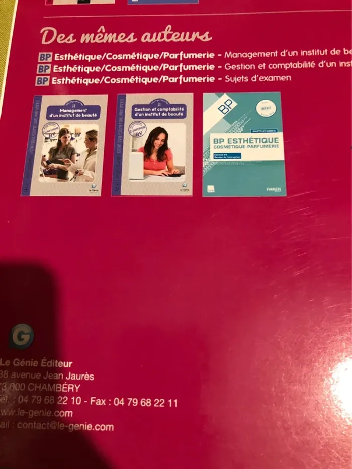 Cahier livre brevet gestion et comptabilité d’un salon de coiffure - photo numéro 8