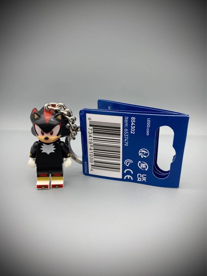 Porte-clés LEGO Sonic - Shadow The Hedgehog (Réf 854302) - Neuf