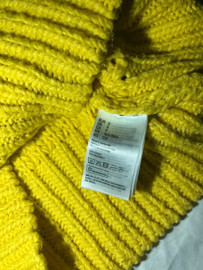 Pull jaune vintage - photo numéro 7
