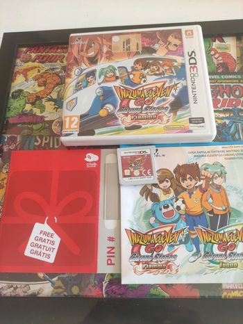 Inazuma Eleven go chrono stones brasier 3DS fiamma