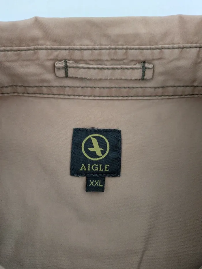 Chemise manches longues en coton - Aigle - taille XXL - photo numéro 3