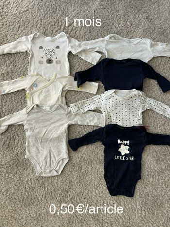 Body manches longues 3 mois