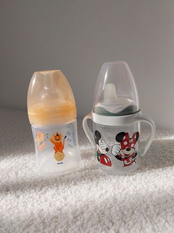 Lot biberon et taille d'apprentissage