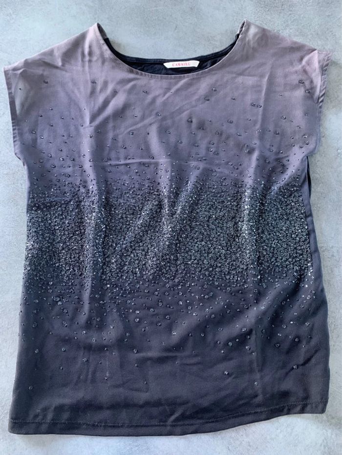 Tee-shirt « fête » Camaïeu