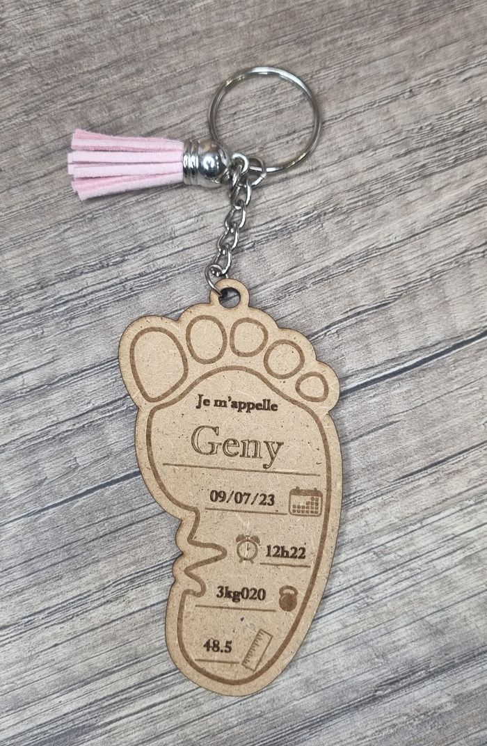 Porte clé "Premiers Pas" - photo numéro 2