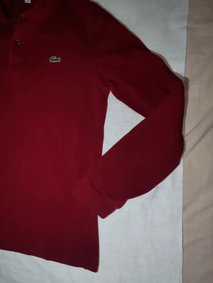 Polo t short à manches longues lacoste - photo numéro 2