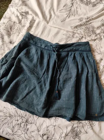Superbe jupe femme hipanema taille L bleu #40