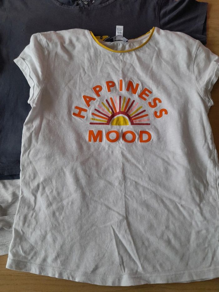Lot 4 tee-shirts manches courtes fille 12 ans - photo numéro 8