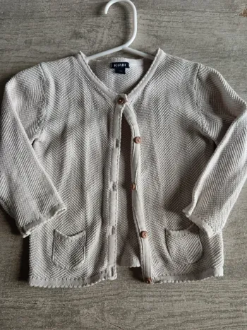 Gilet écru
