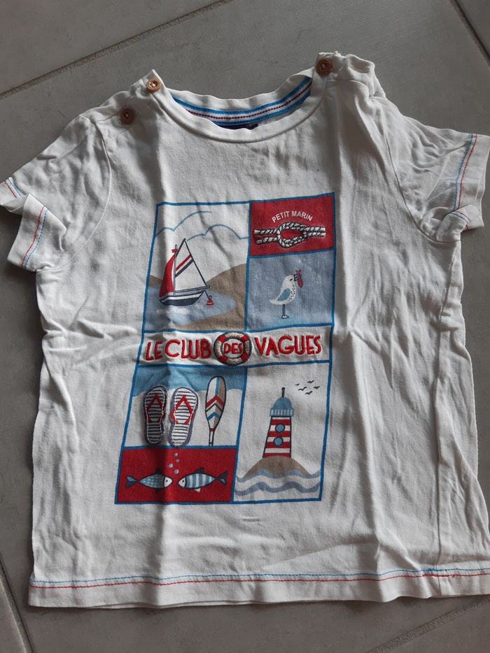 Tee shirt manches courtes 2 ans