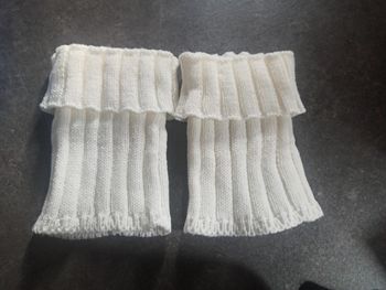 Manchettes en laine