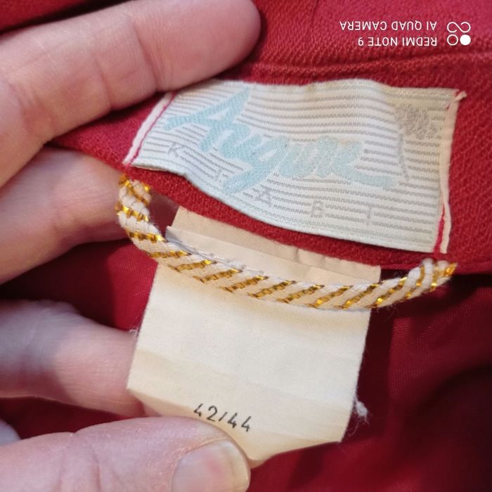 Blazer en laine orangé t42/44 - photo numéro 7