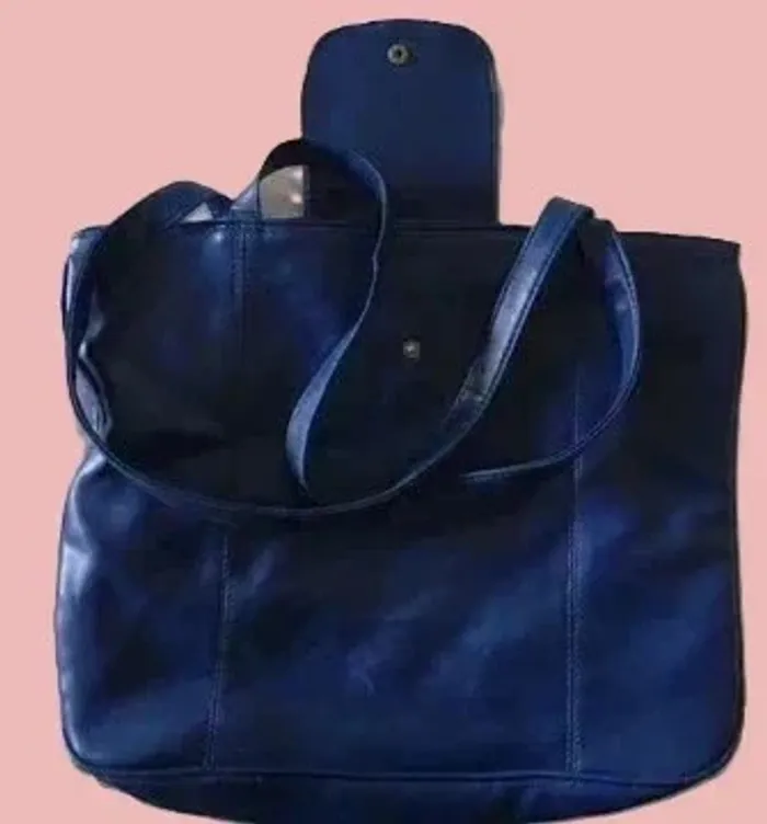 👜Grand sac femme bleu – Stylé & ultra-pratique ! - photo numéro 5