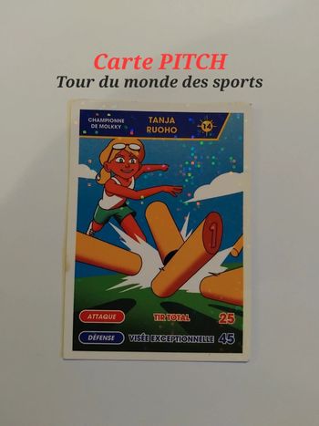 Carte PITCH - Tour du monde des sports n° 14 - Molkky - Finlande