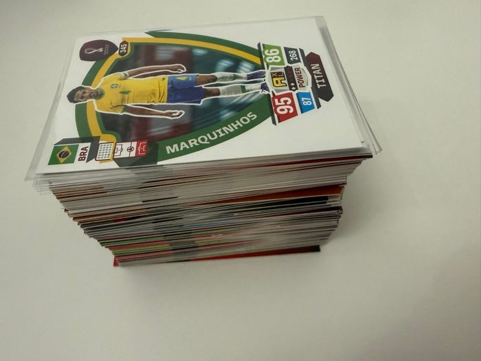 Lot de cartes football Adrenalyn XL – Coupe du Monde – 163 cartes