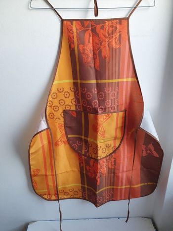 Tablier de cuisine motif campagne