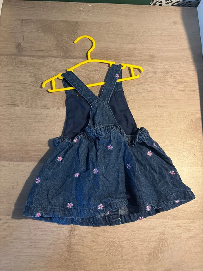 Robe jean à fleurs - photo numéro 2