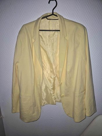 Veste blazer jaune