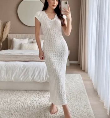 Robe longue blanche - taille XS - Excellent état 