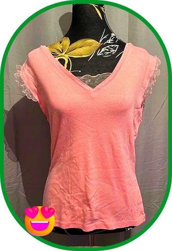 🌷Superbe tee-shirt rose* Aniela🌷