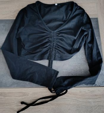 crop top manches longues taille 36