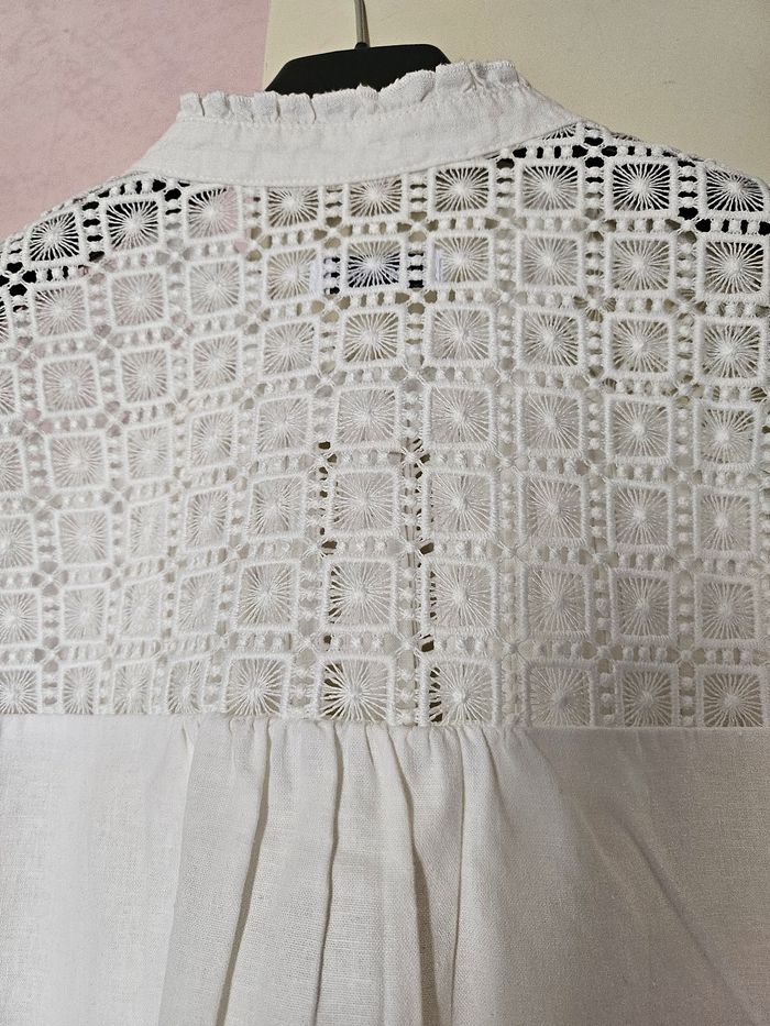 Chemisier coton et dentelle - photo numéro 6