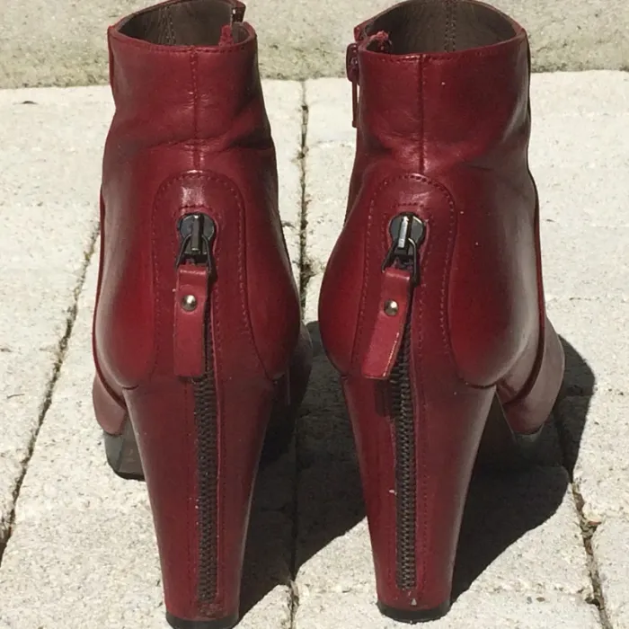 Bottines talons hauts Cuir - photo numéro 2