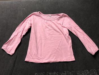 Tee shirt uni rose
