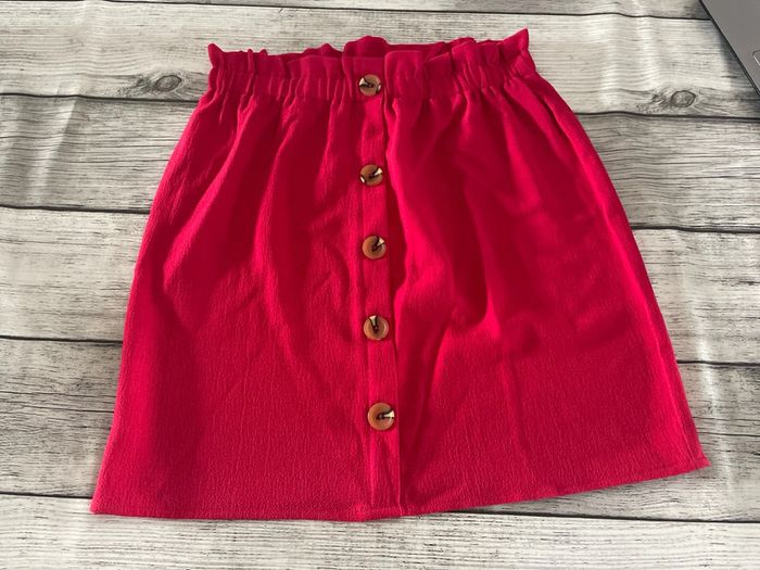 Jupe framboise La Halle taille 38