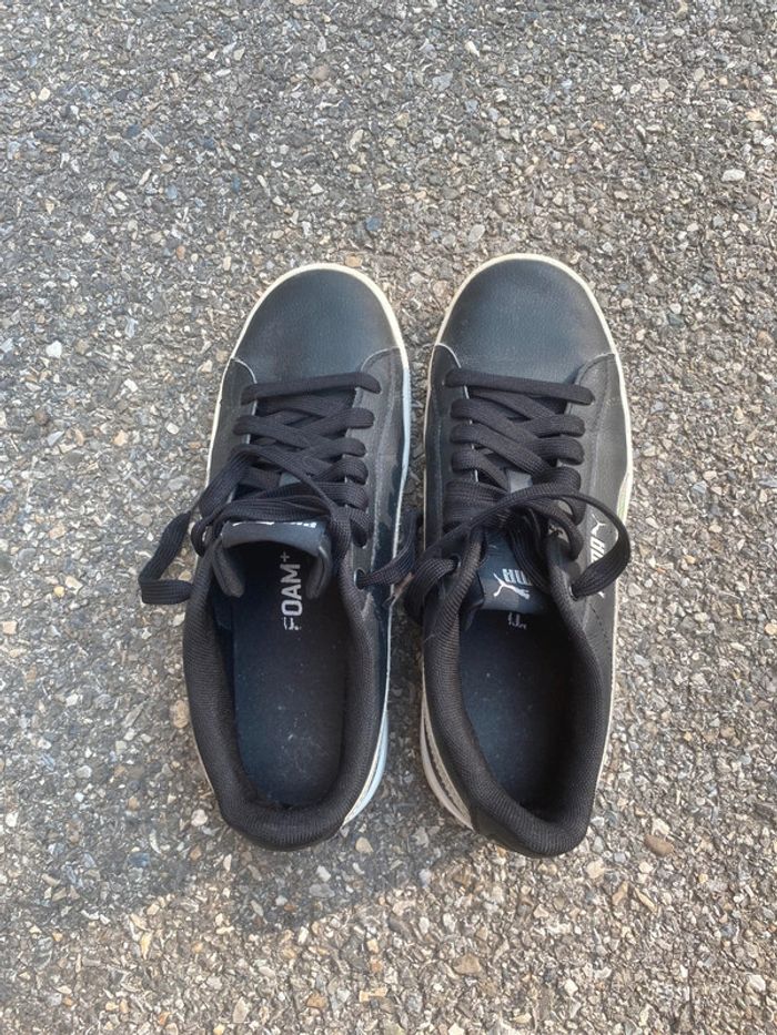 Basket puma noir argent - photo numéro 4