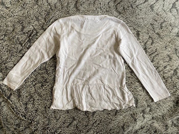 Teeshirt blanc IKKS - 4 ans mais taille grand - photo numéro 5