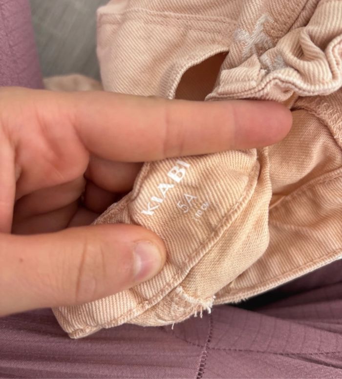 Lots de 2 short en jeans Kiabi taille 5 ans - photo numéro 3