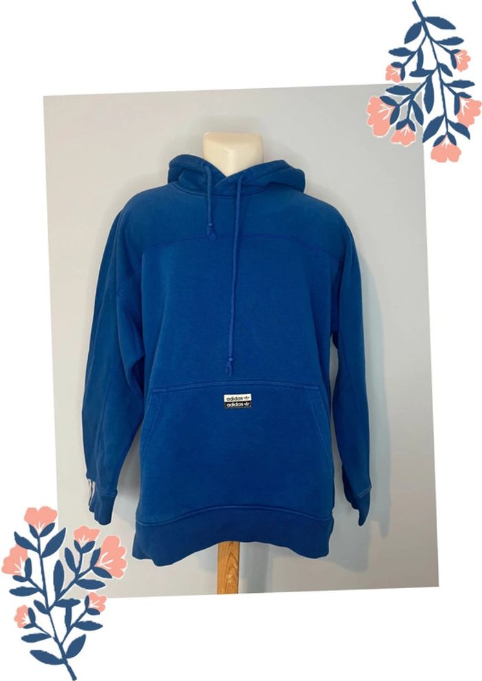 Sweat à capuche bleu Adidas – Taille M