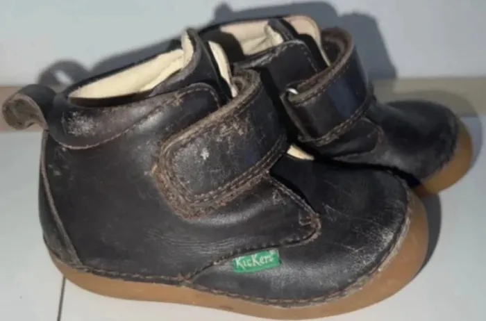 🤎Adorables Kickers marron, idéales pour les premiers pas Taille 20 🤎 - photo numéro 7