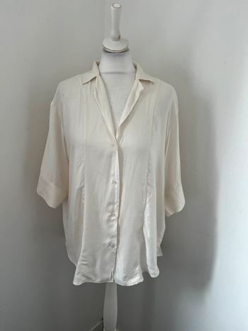 Chemisier écru oversize Sandro S