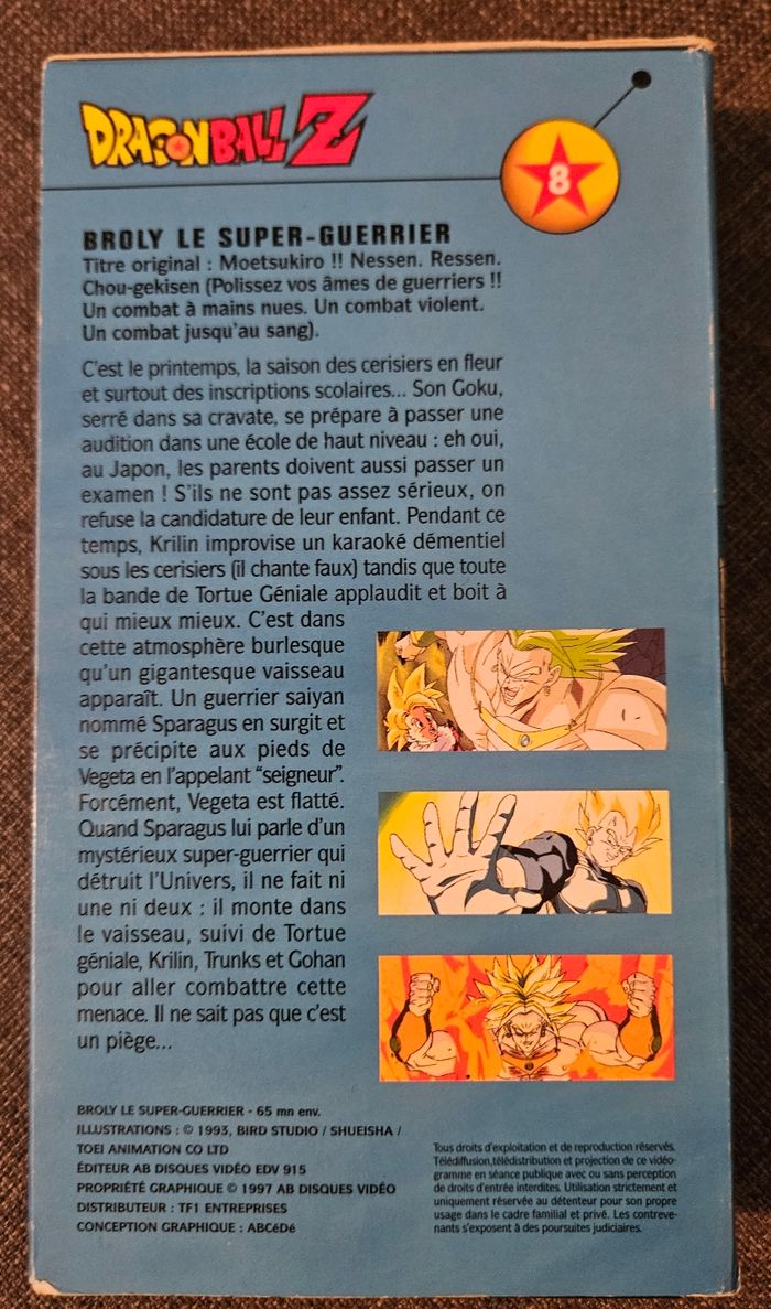 Lot complet de cassettes VHS de Dragon Ball Z - photo numéro 9