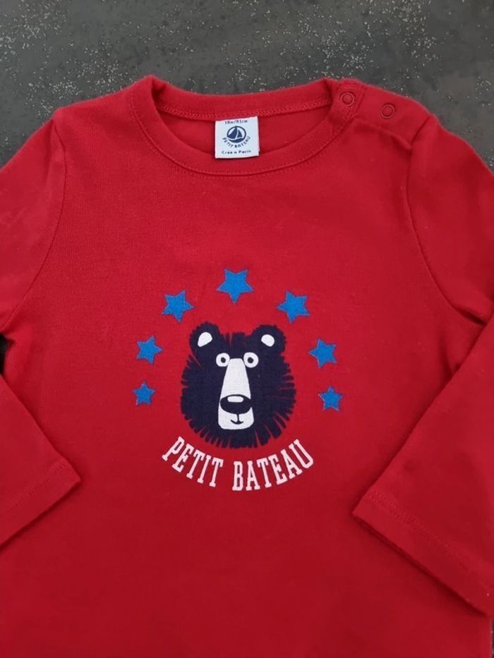 Ensemble legging + tee shirt manches longues Petit Bateau en 18 mois - photo numéro 2