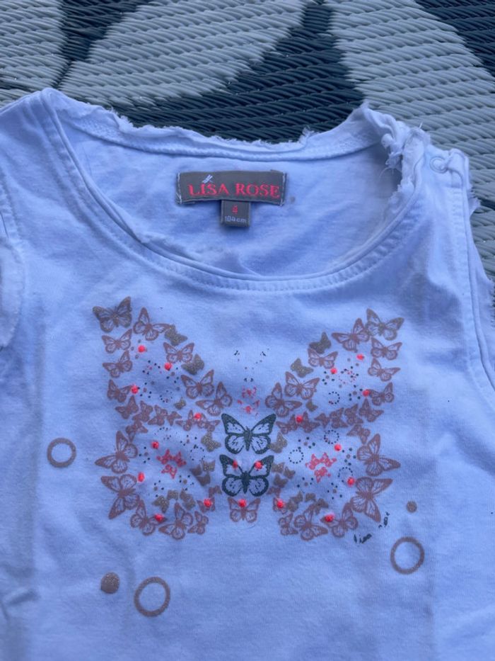 T shirt débardeur froufrou - photo numéro 2