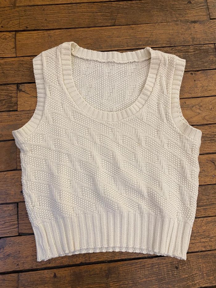 Pull Crop-Top Taille S/M - 51 cm - photo numéro 8