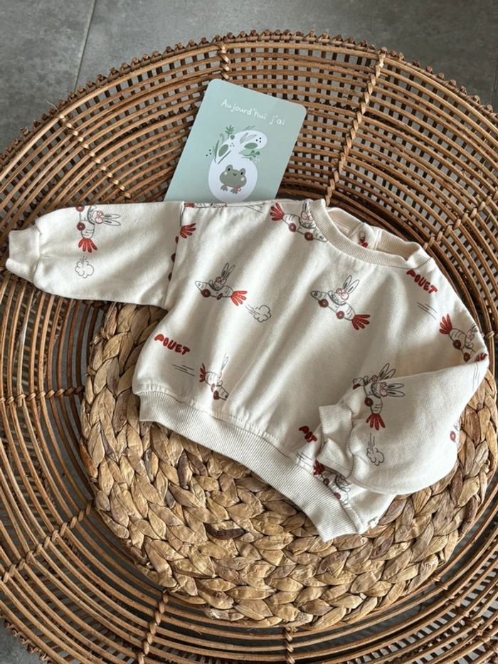 Sweat, lapin, taille six mois de la Marque, les petites choses