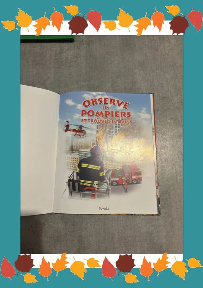 Livre observe les pompiers et trouve l’intrus - photo numéro 3