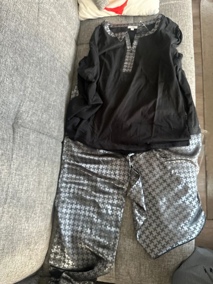 Ensemble pyjama soyeux taille L