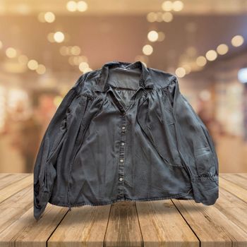 Chemise Blouse Camaïeu - Denim Gris Délavé