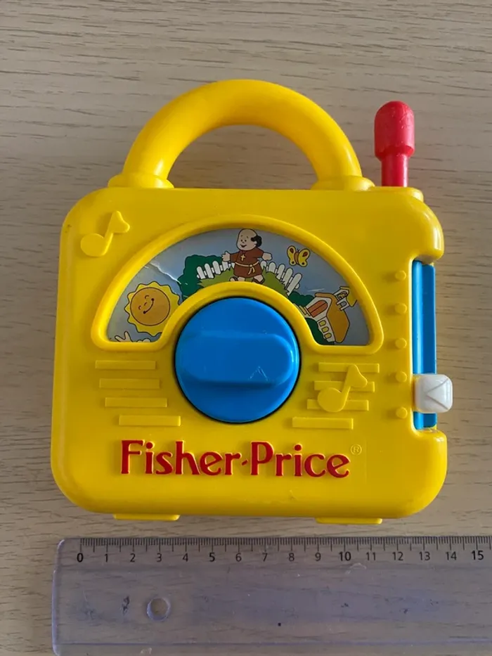 Boîte musique Fisher price 1992 music box frère Jacques jouet musical - photo numéro 2