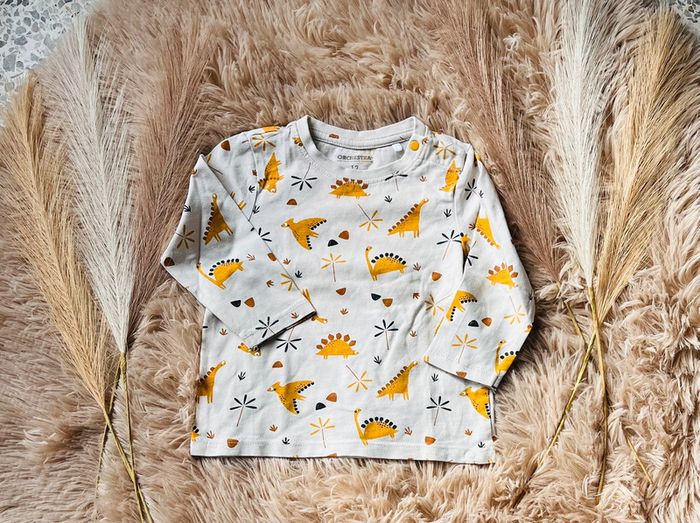 T-shirt manches longues dinosaures